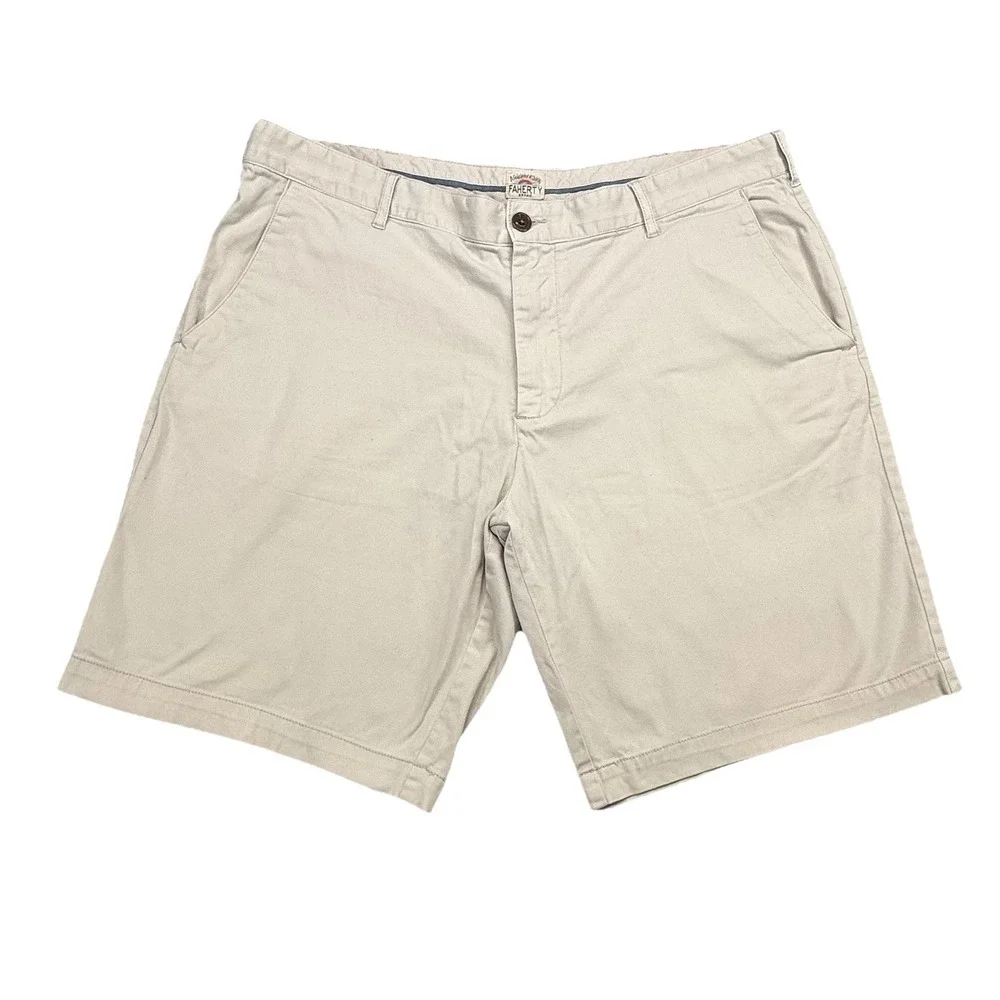 Faherty All‎ Day Shorts Mens 38 Heather Beige 9